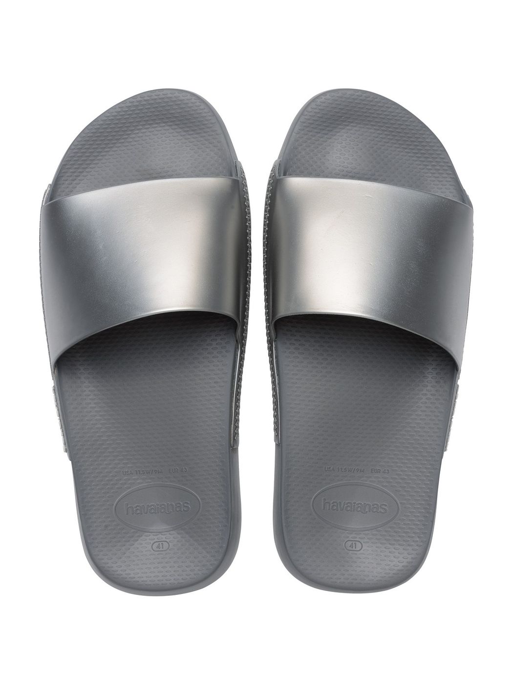 HAVAIANAS Ciabatta Donna Hav. Slide Classic Metallic 4147131.5178 Grigio gioboutiqueweb