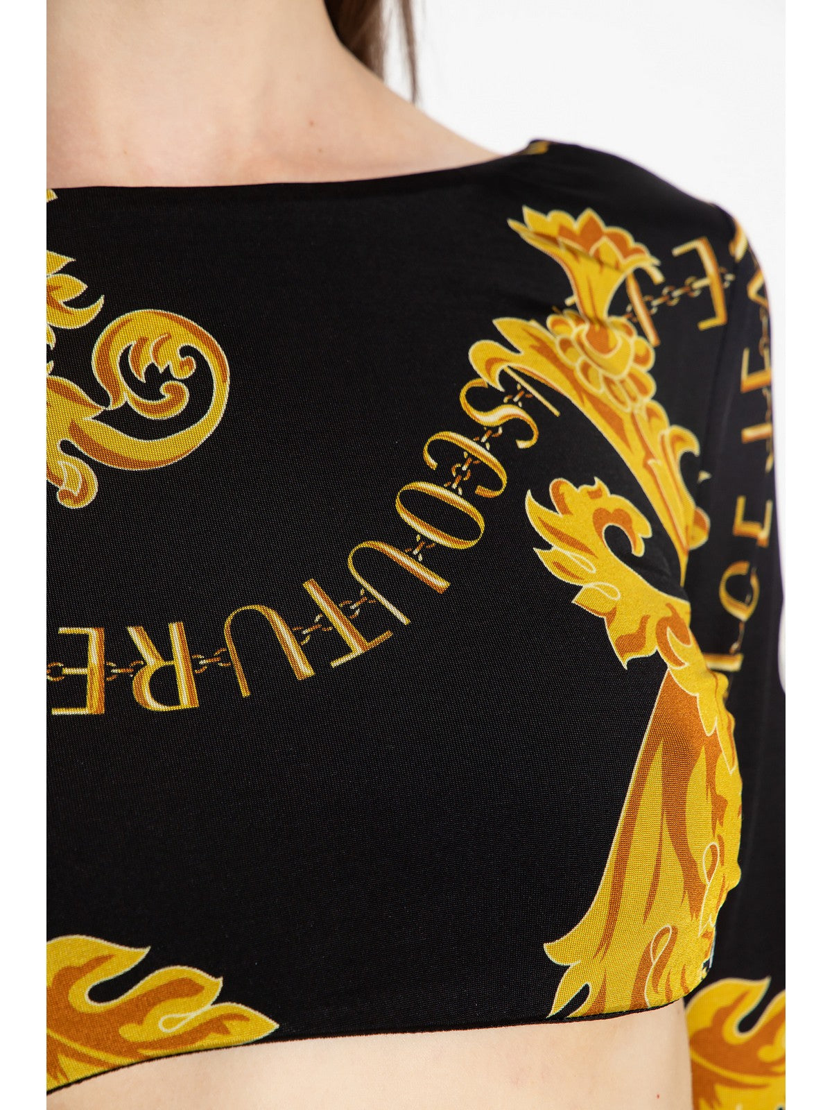 VERSACE JEANS COUTURE Body Donna 75HAM209 JS204 G89 Nero