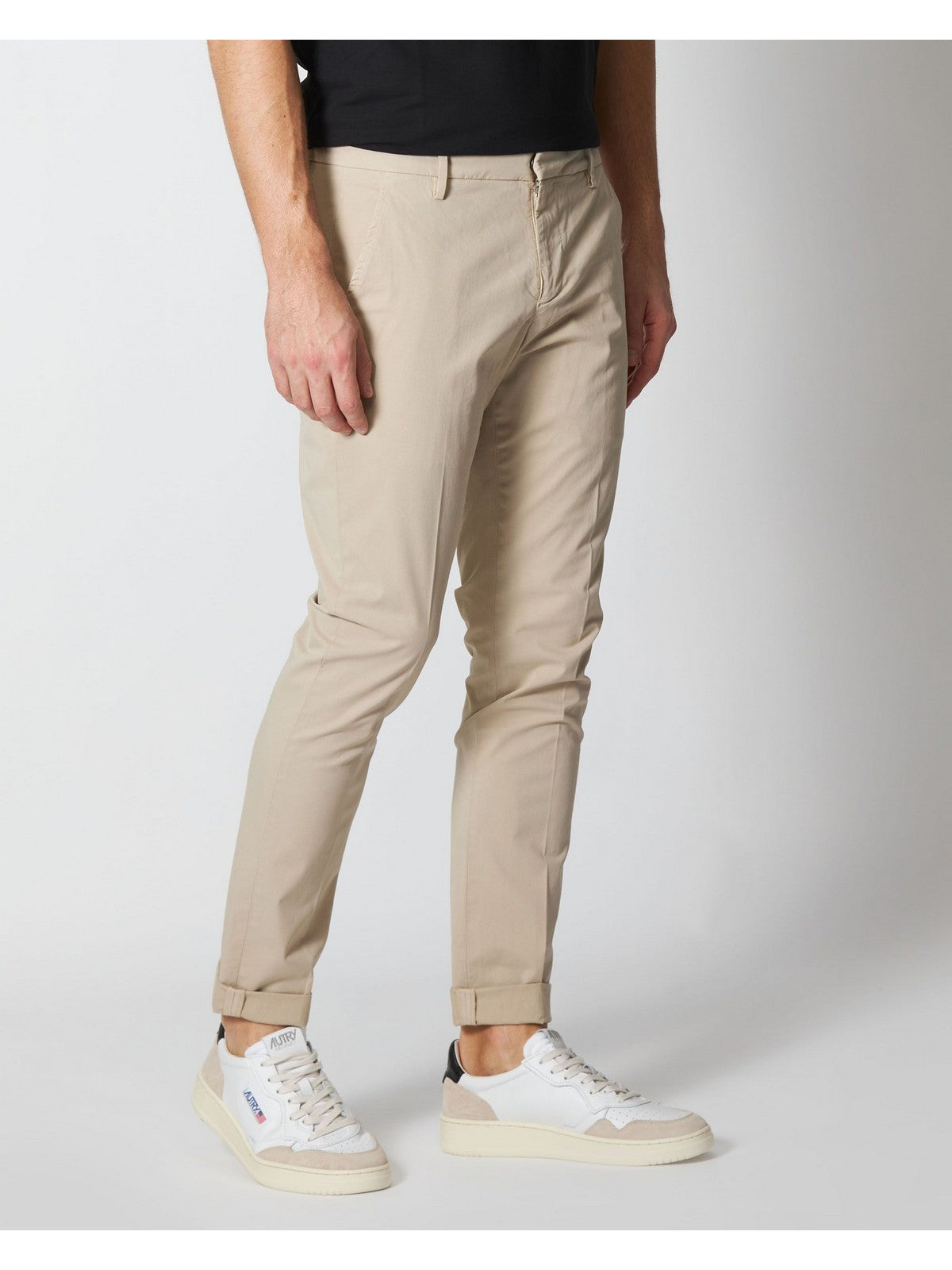 DONDUP Pantalone Uomo Gaubert UP235 GSE046U PTD 018 Beige gioboutiqueweb