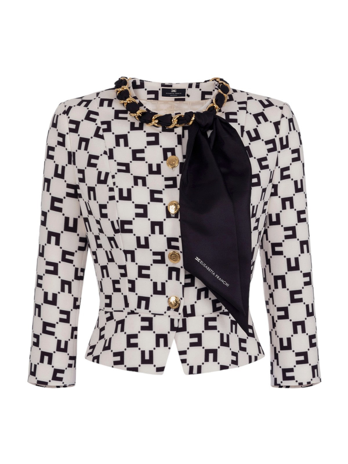 ELISABETTA FRANCHI Giacca Donna GIS7041E2 E84 Avorio
