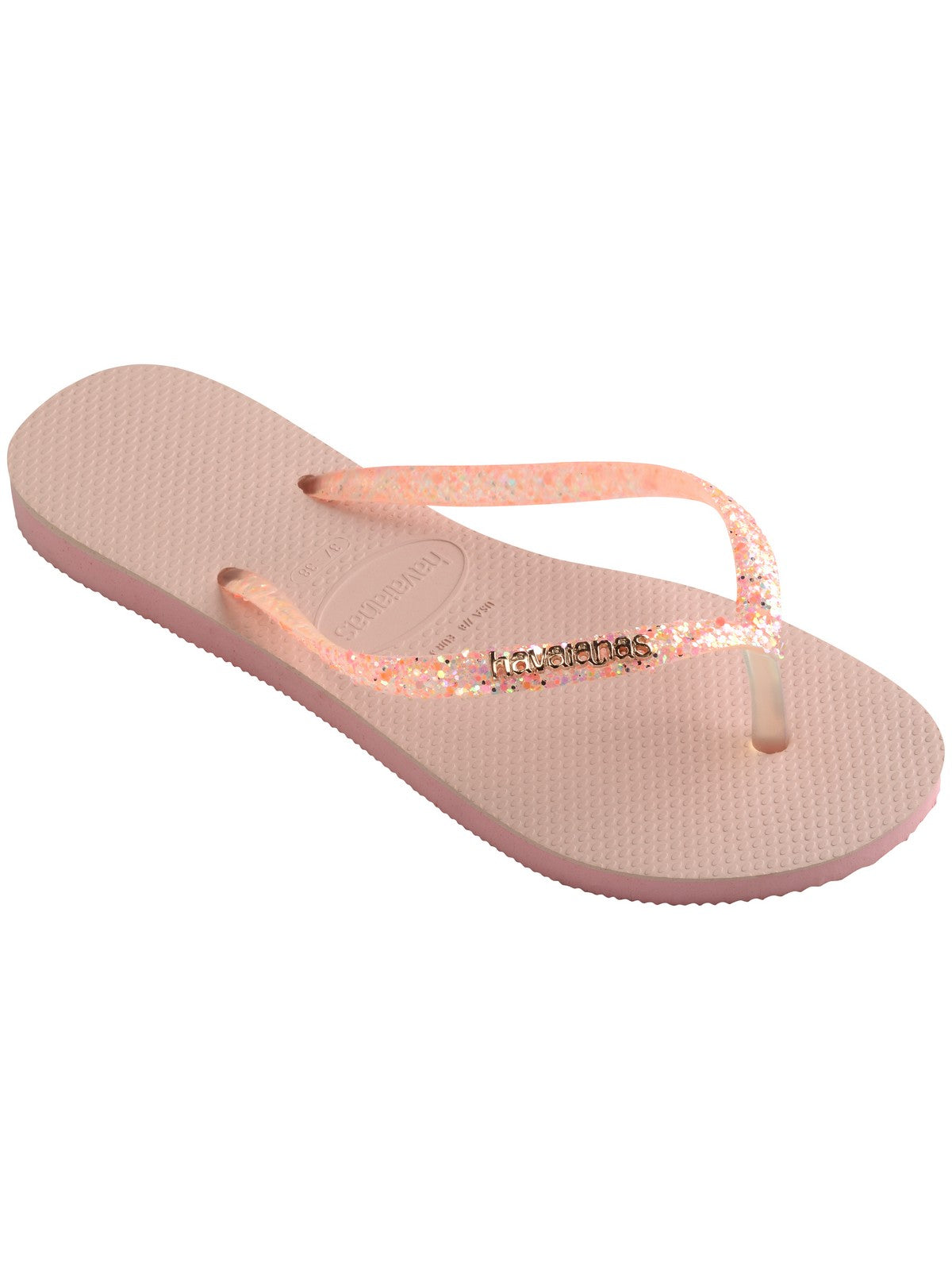 HAVAIANAS Infradito Donna Hav. Slim Glitter Flourish 4147122.5217 Rosa gioboutiqueweb
