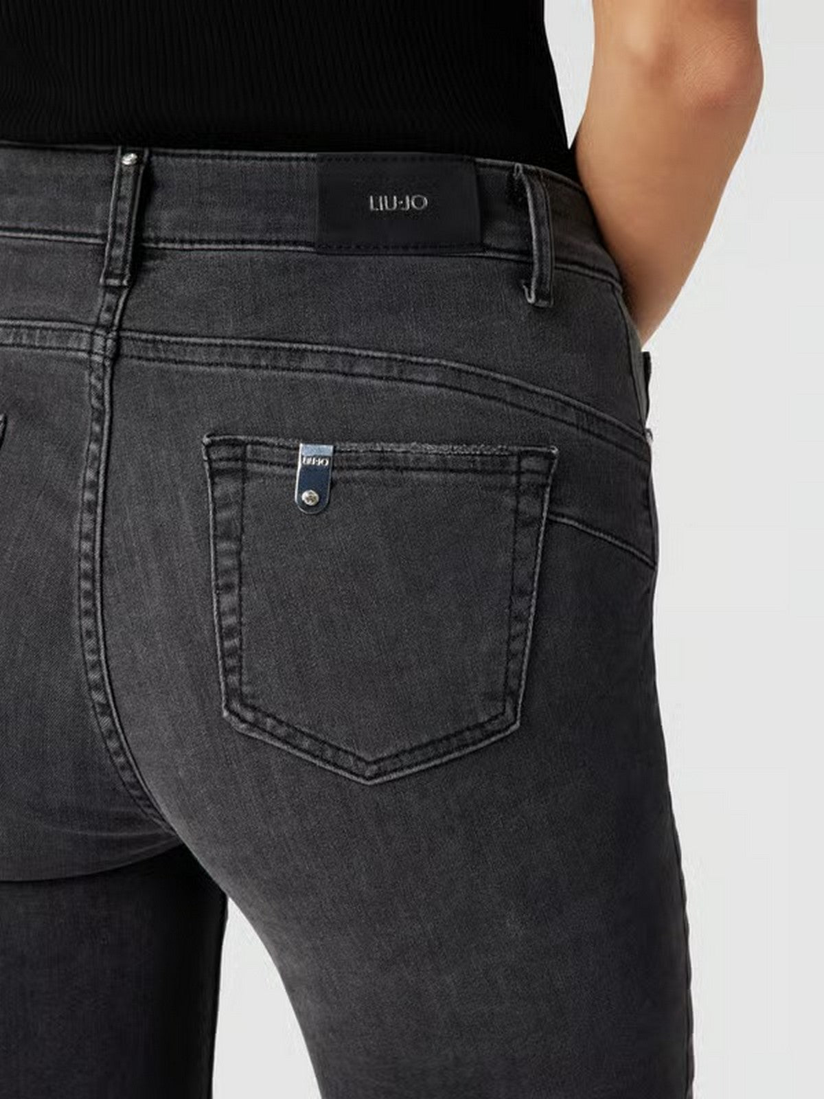 LIU JO BLU DENIM Jeans Donna UXX037D4811 88256 Nero gioboutiqueweb