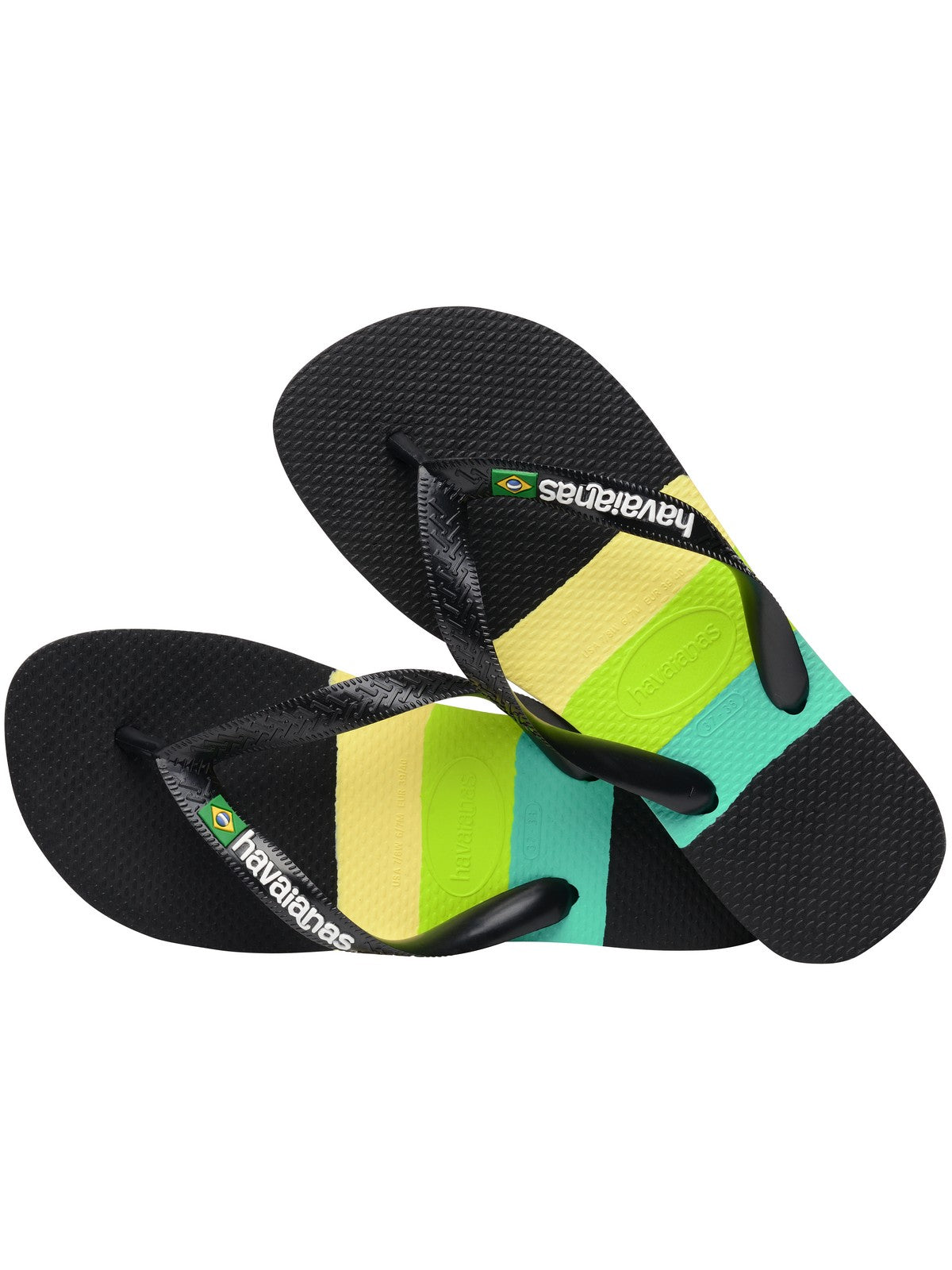 HAVAIANAS Infradito Unisex adulto Hav. Brasil Tech 4147239.1069 Nero gioboutiqueweb