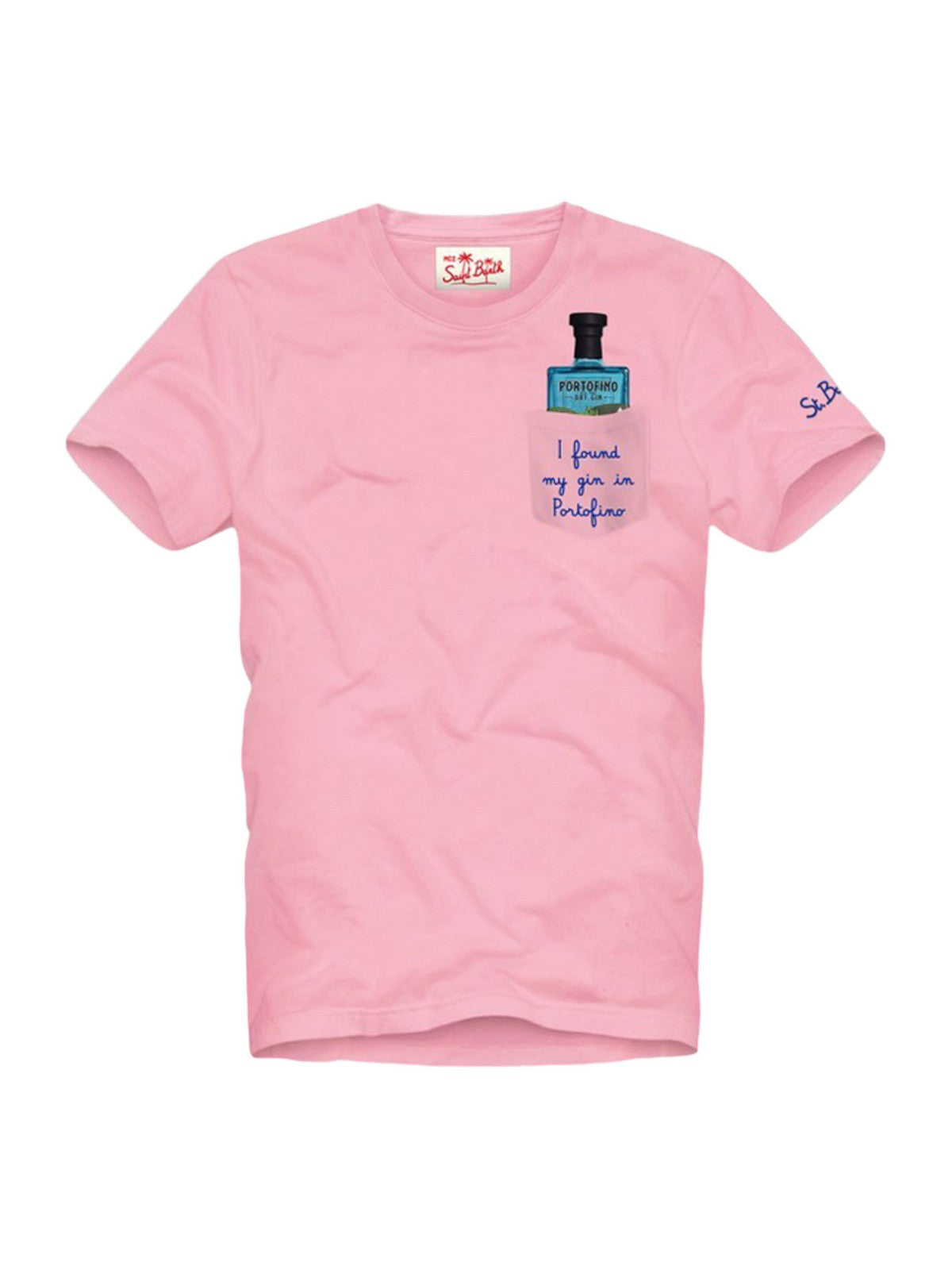 Mc2 Saint Barth T-shirt and Men's Pole Austin 07066D Rosa
