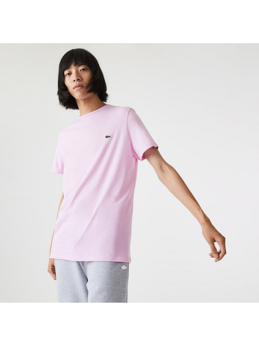 LACOSTE T-Shirt e Polo Uomo TH6709 Z4H Rosa gioboutiqueweb