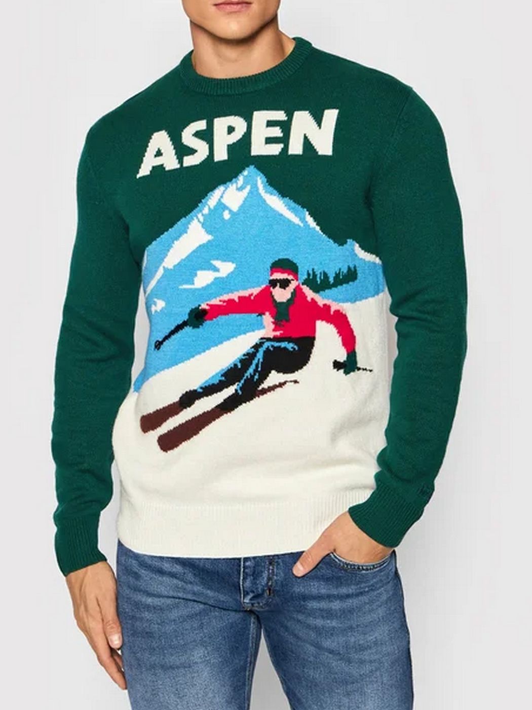 Mc2 Saint Barth Men's sweater Heron C aspn51 green