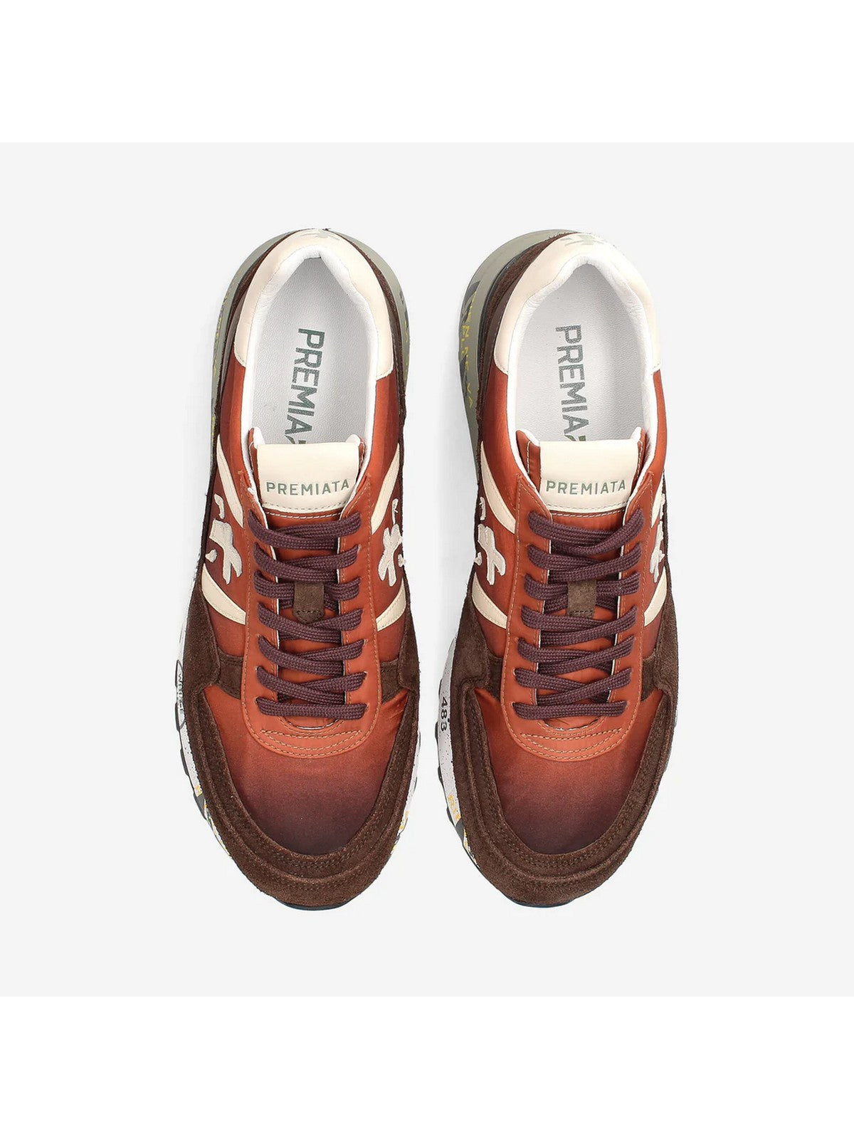 Verliehen Männer Sneaker Landeck Var 6405 Marrone