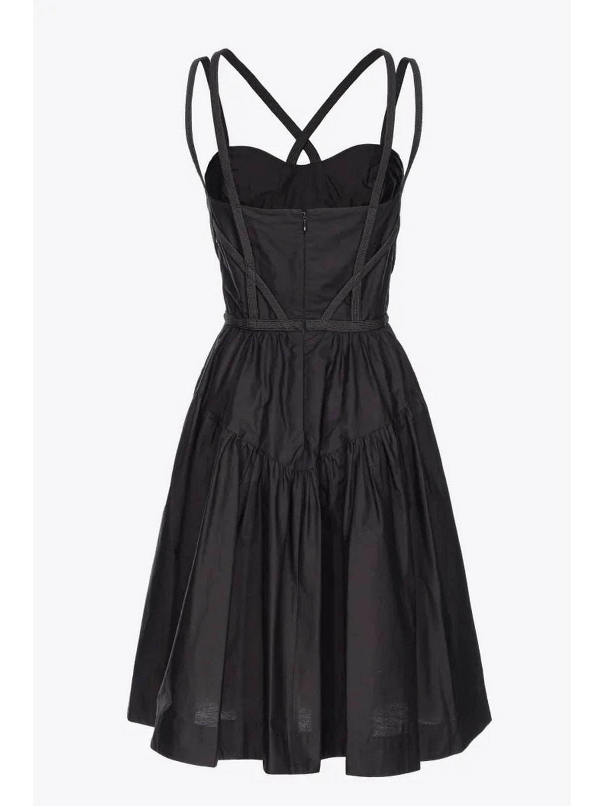 Pinko Frau Kleid FLSH Dance 103753-A1XV Z99 Schwarz