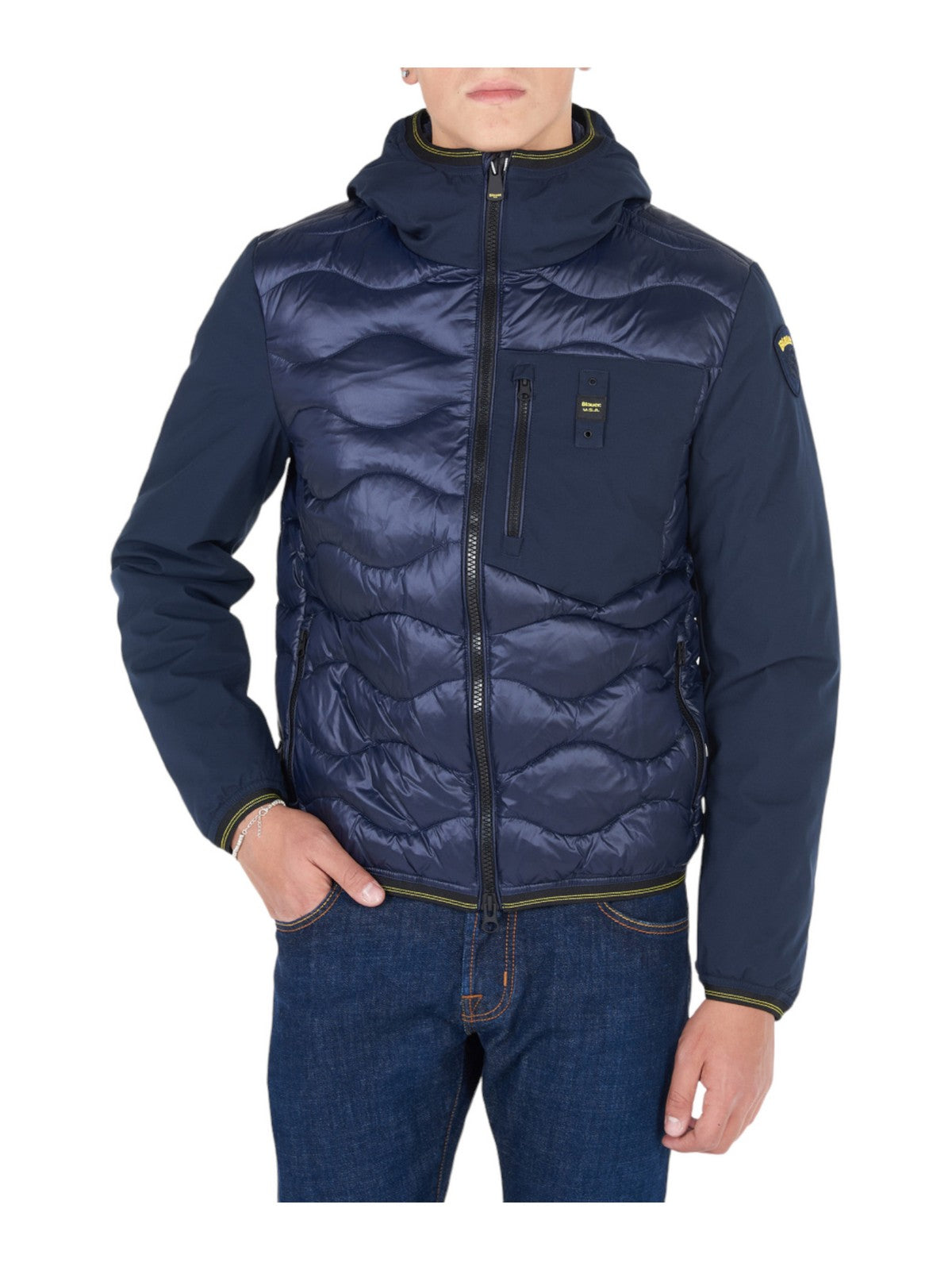 Blauer Men's Down Jacket 23wBluc08001 006355 888 Bleu