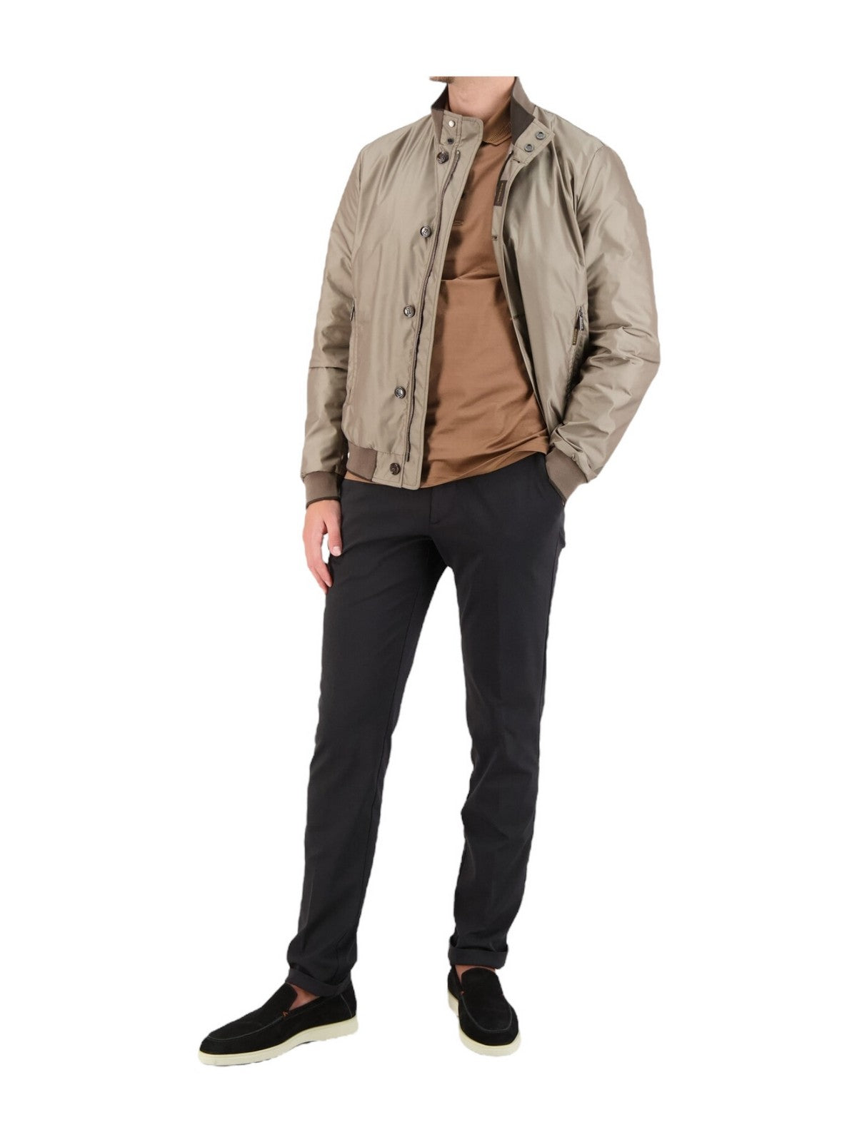 MOORER Giubbino Uomo MEZZANO-KM MOUBO100044 U0216 Marrone gioboutiqueweb