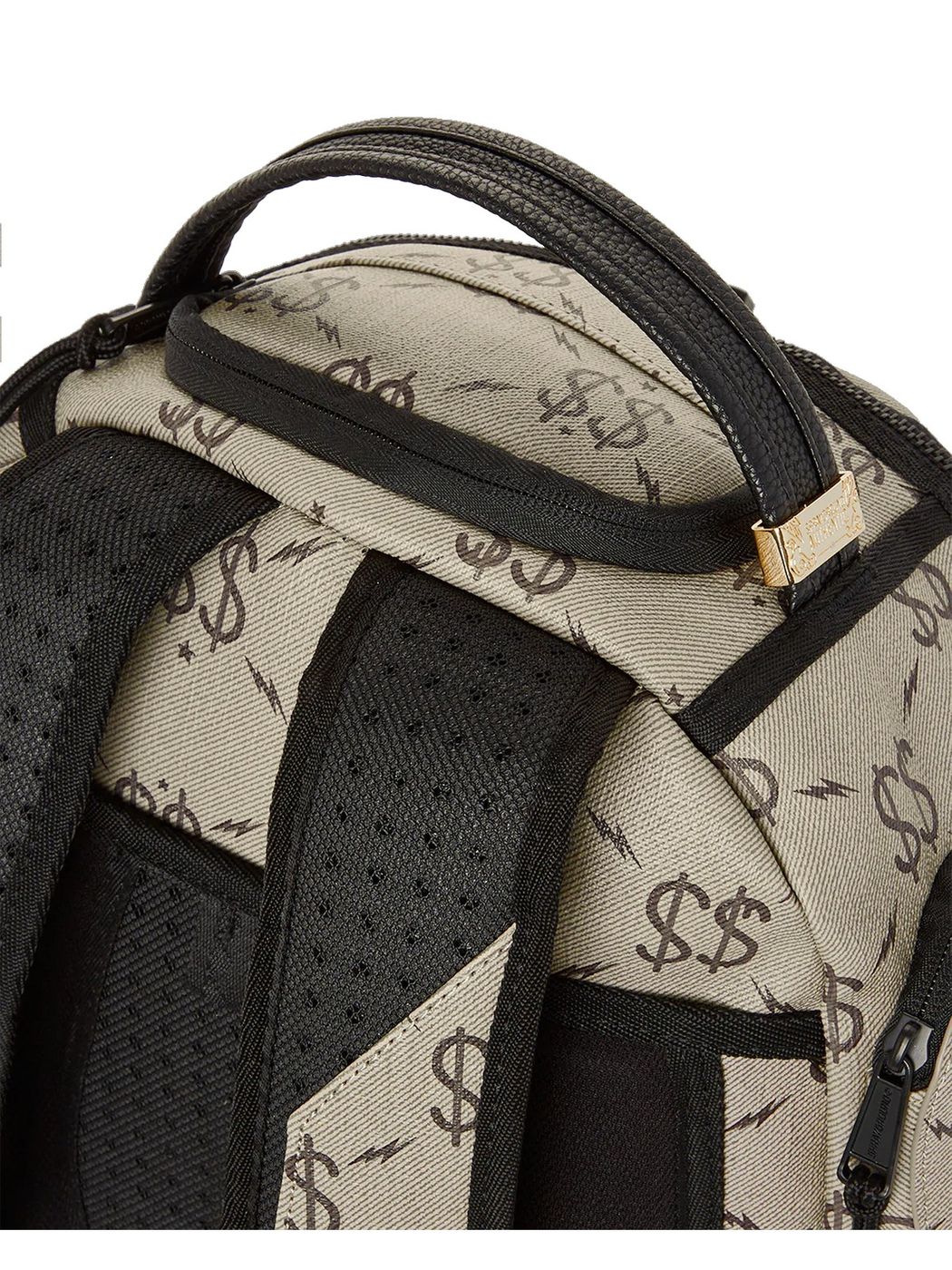 SPRAYGROUND Unisex Adult Double Money 910B4636NSZ Beige backpack