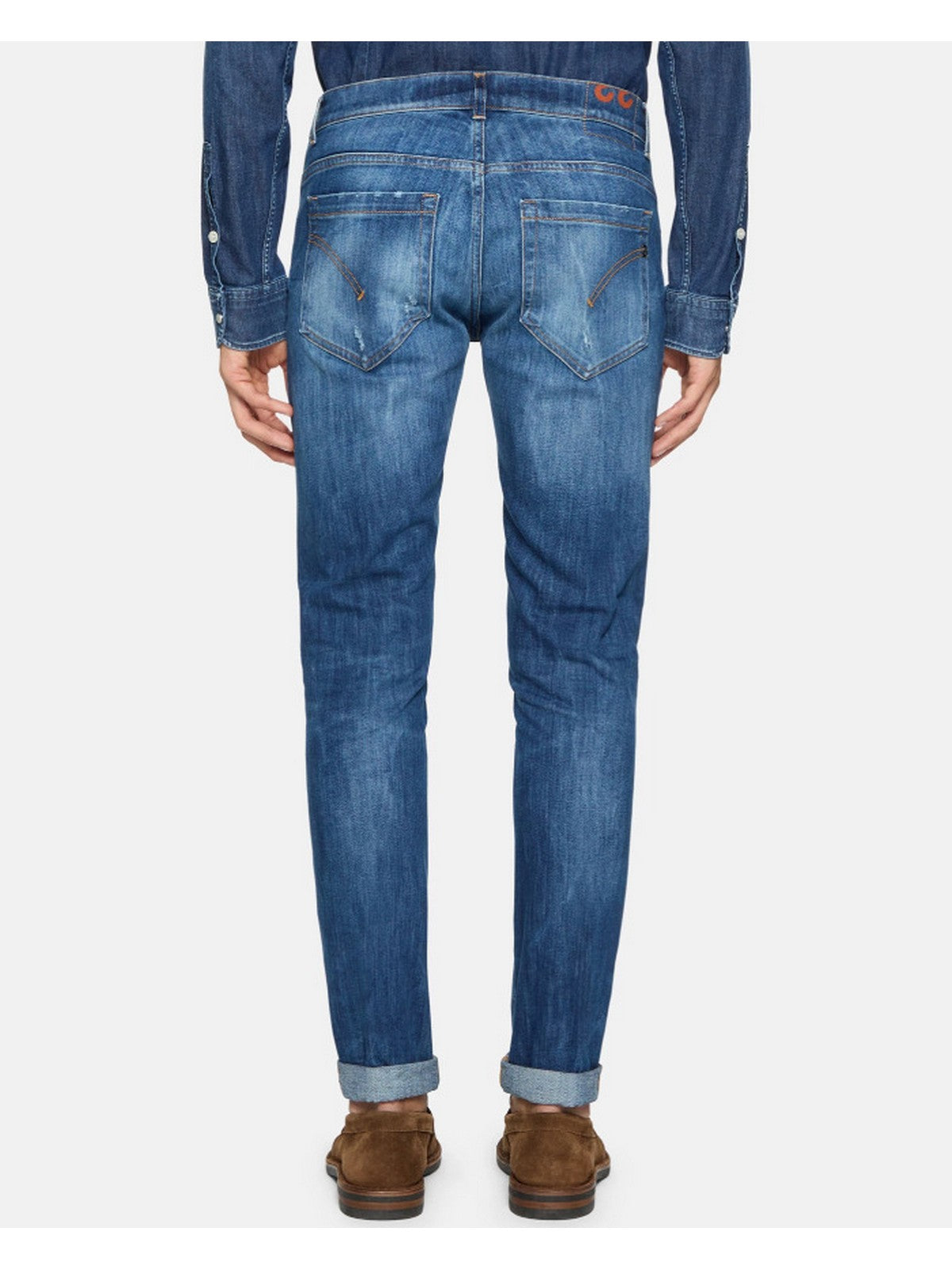 DONDUP Jeans Uomo George UP232 DS0107U GF9 800 Blu gioboutiqueweb
