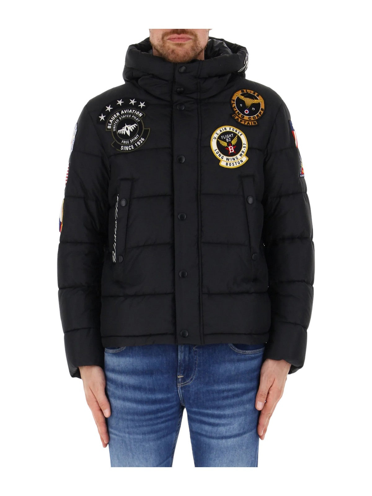 Blauer Men's Down Jacket 23wBluc02536 006726 999 Black