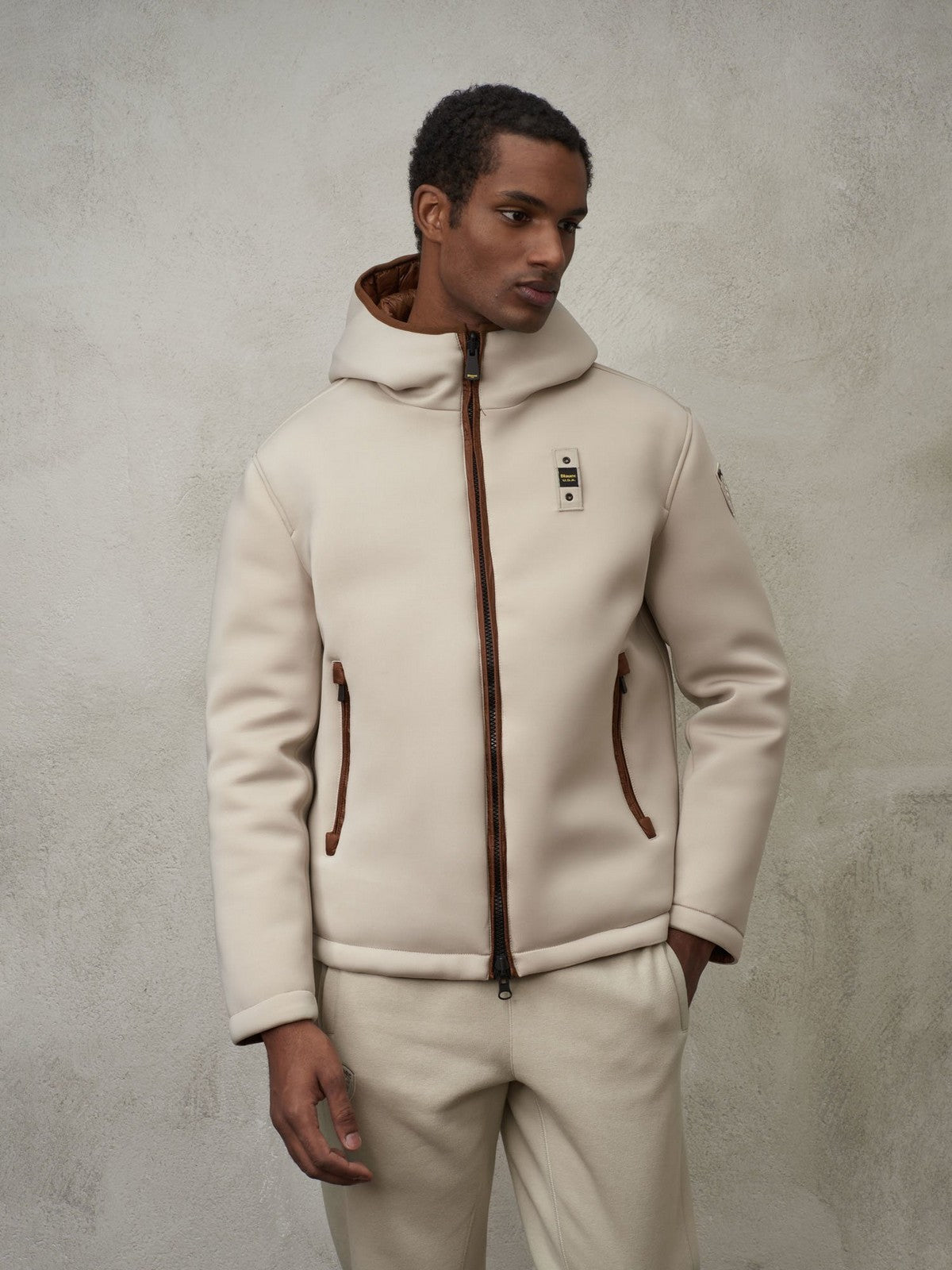 Blauer Men's Down Jacket 23wBluc06047 006359 137 Beige