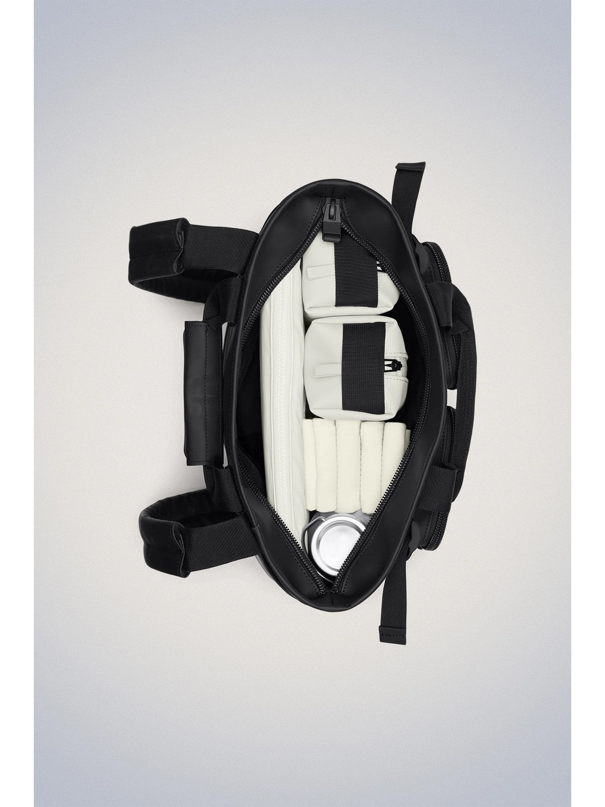 RAINS Zaino Unisex adulto Texel Tote Backpack W3 14240 01 Black Nero