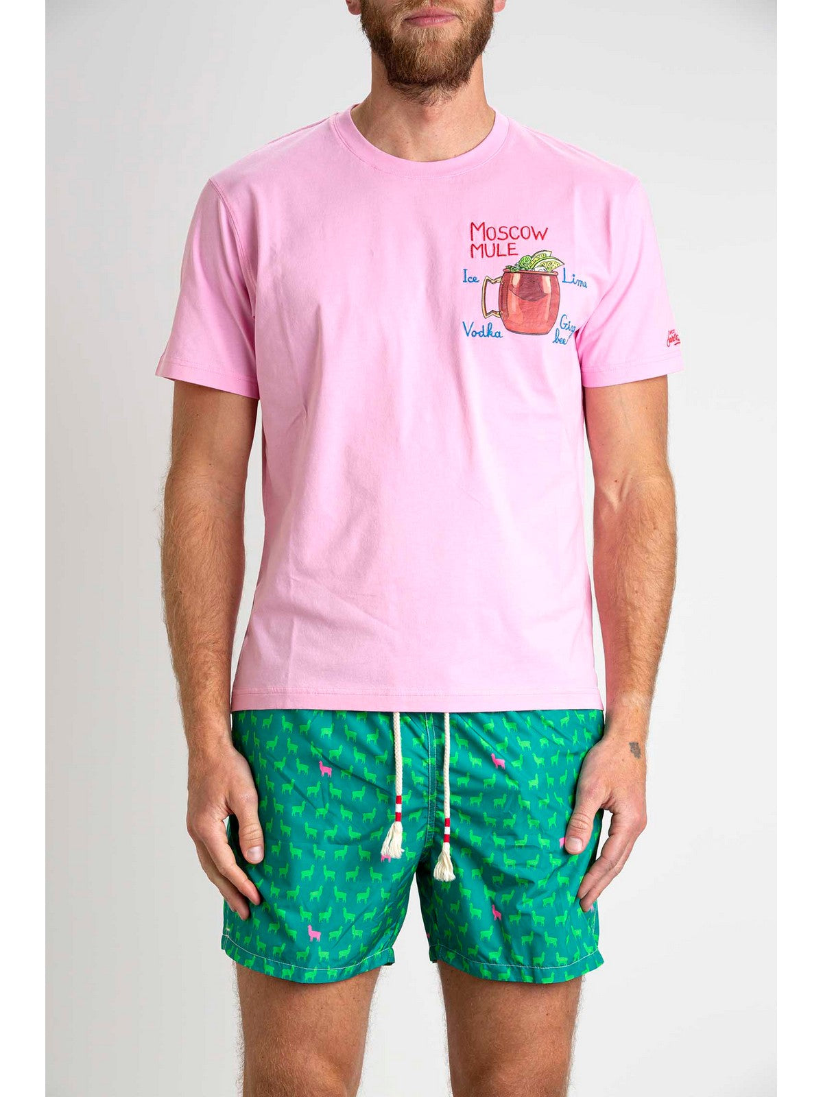 MC2 SAINT BARTH T-Shirt e Polo Uomo TSHIRT MAN 06403D Rosa gioboutiqueweb