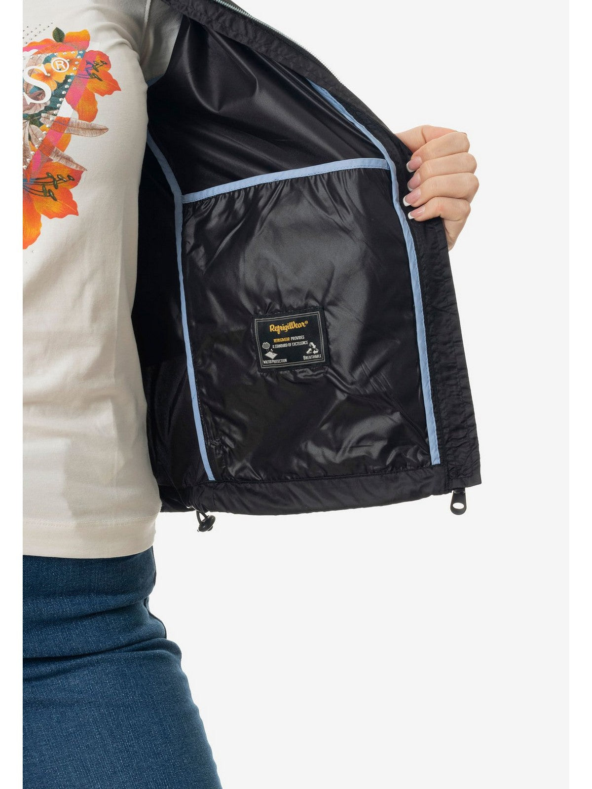 REFRIGIWEAR Giubbino Donna Tracy W96600 NY0737 G06000 Nero gioboutiqueweb