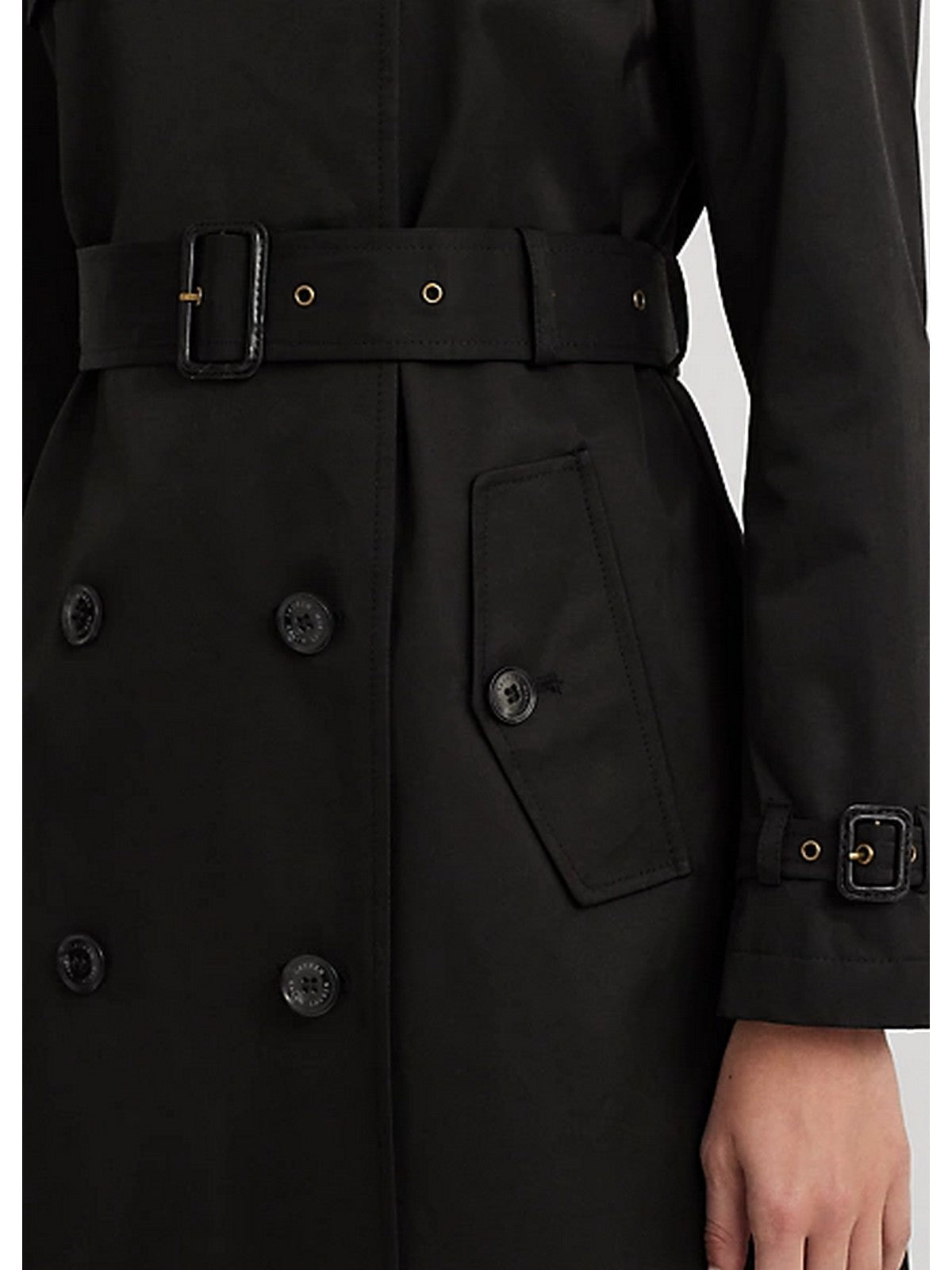 LAUREN RALPH LAUREN Trench Donna 297936856 001 Nero gioboutiqueweb
