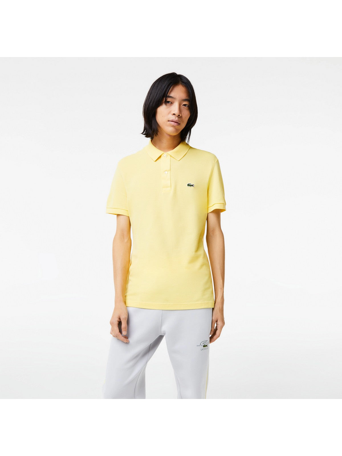 LACOSTE T-Shirt e Polo Uomo PH4012 107 Giallo gioboutiqueweb