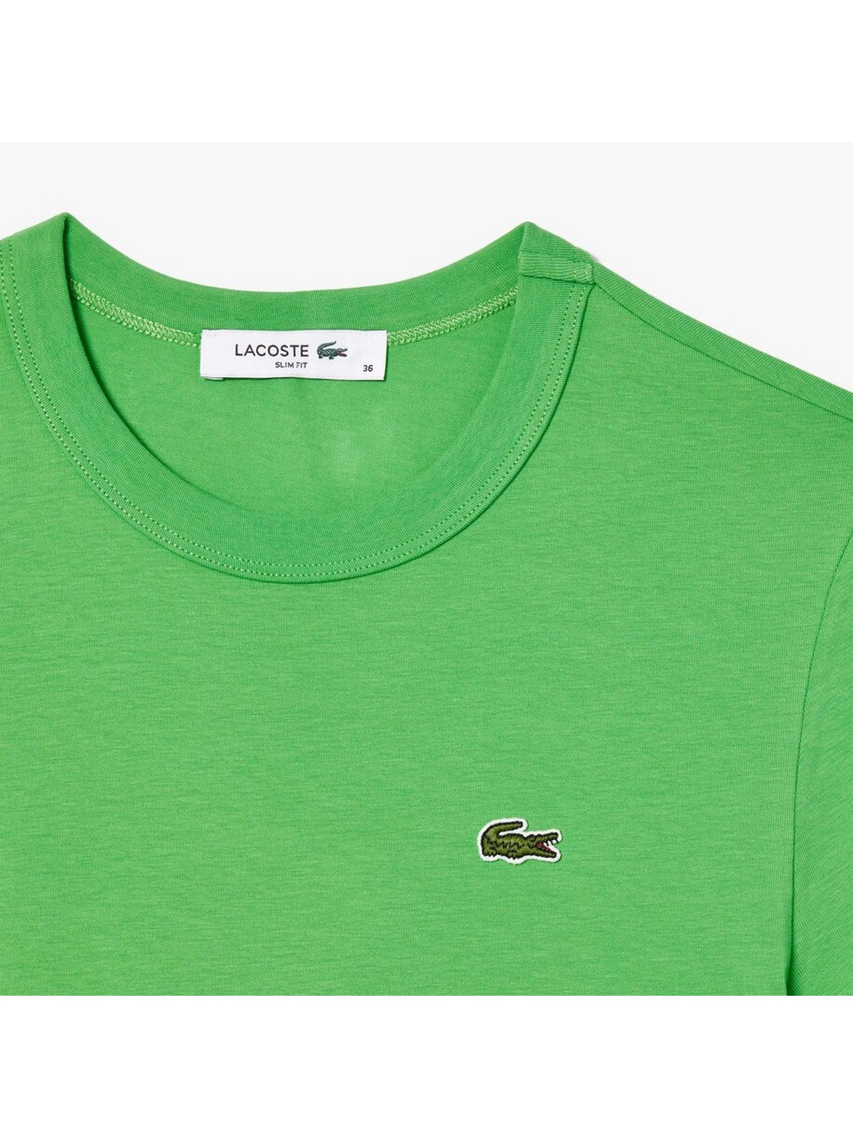 T-shirt de lacoste et femme Pole TF7218 IXU VERDE