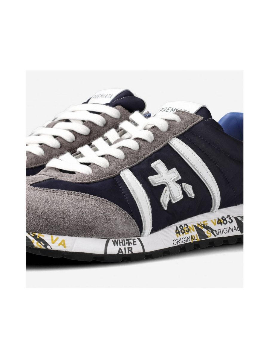 PREMIATA Sneaker Uomo Lucy LUCY VAR 600E Blu gioboutiqueweb