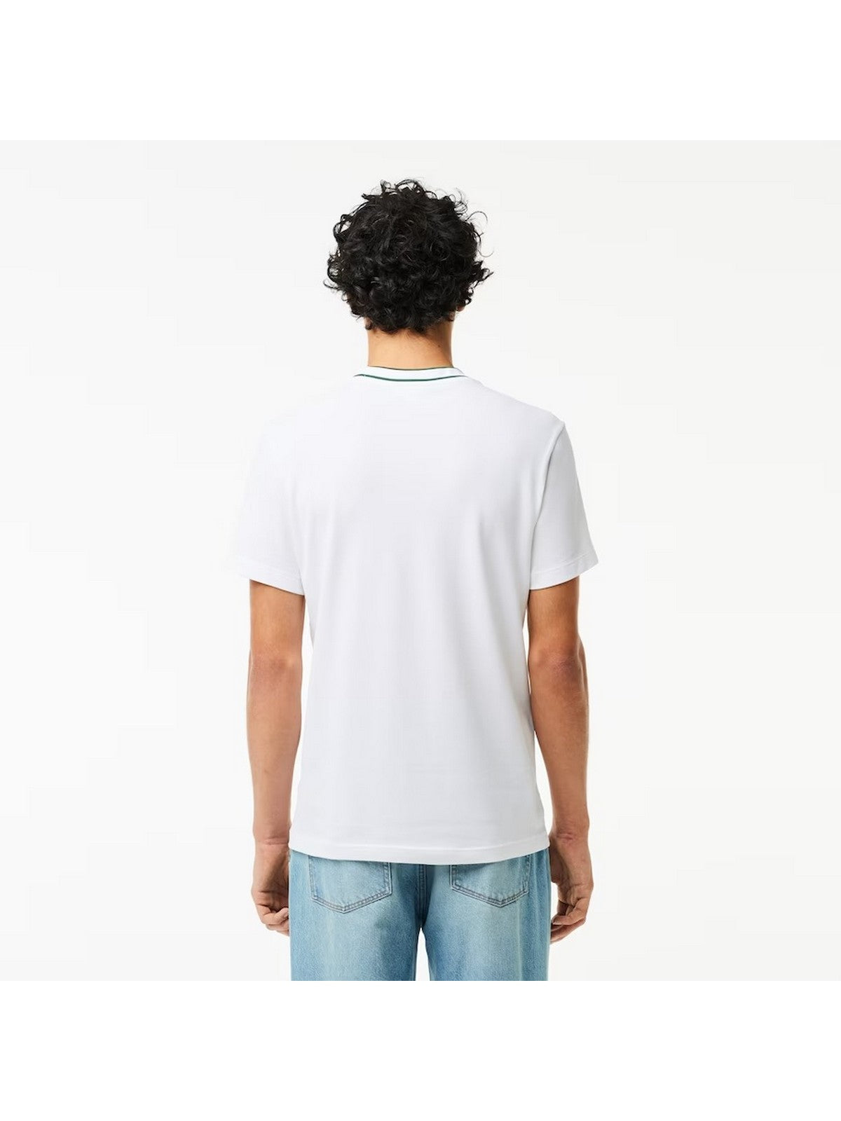 Camisetas de Lacoste y polo blanco TH8174 001 para hombres