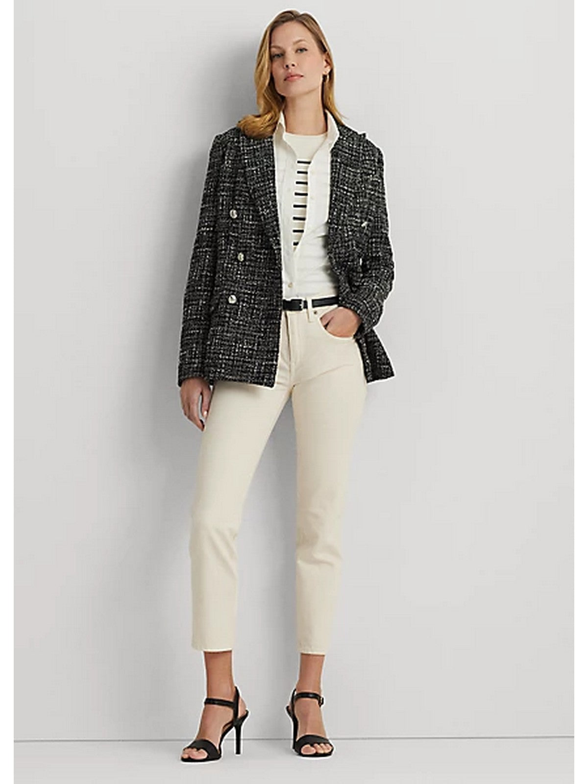 LAUREN RALPH LAUREN Pantalone Donna 200933324 001 Beige gioboutiqueweb