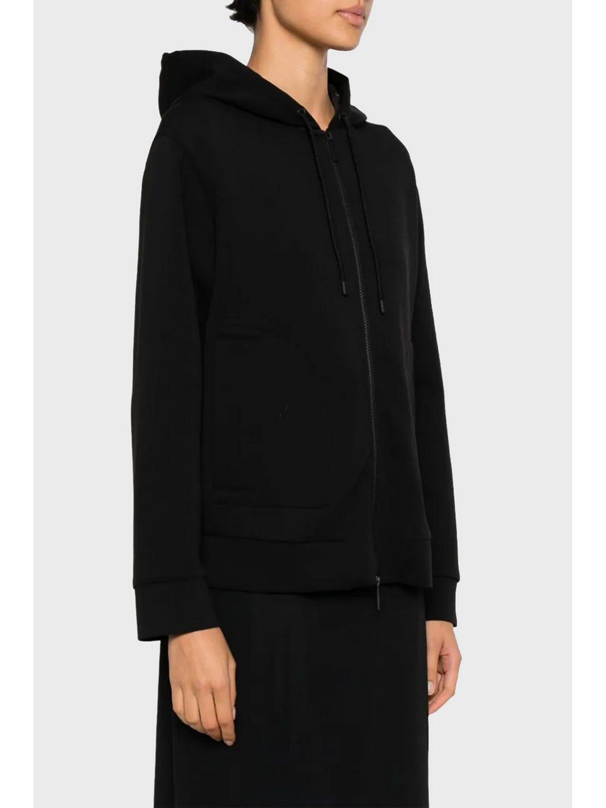 EMPORIO ARMANI Felpa Donna 6R2M6E 1JHSZ 0999 Nero gioboutiqueweb
