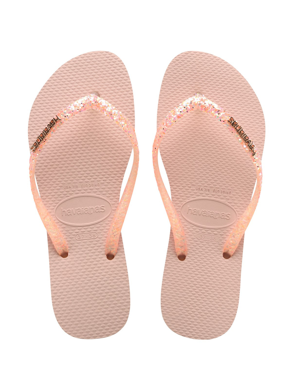 HAVAIANAS Infradito Donna Hav. Slim Glitter Flourish 4147122.5217 Rosa gioboutiqueweb