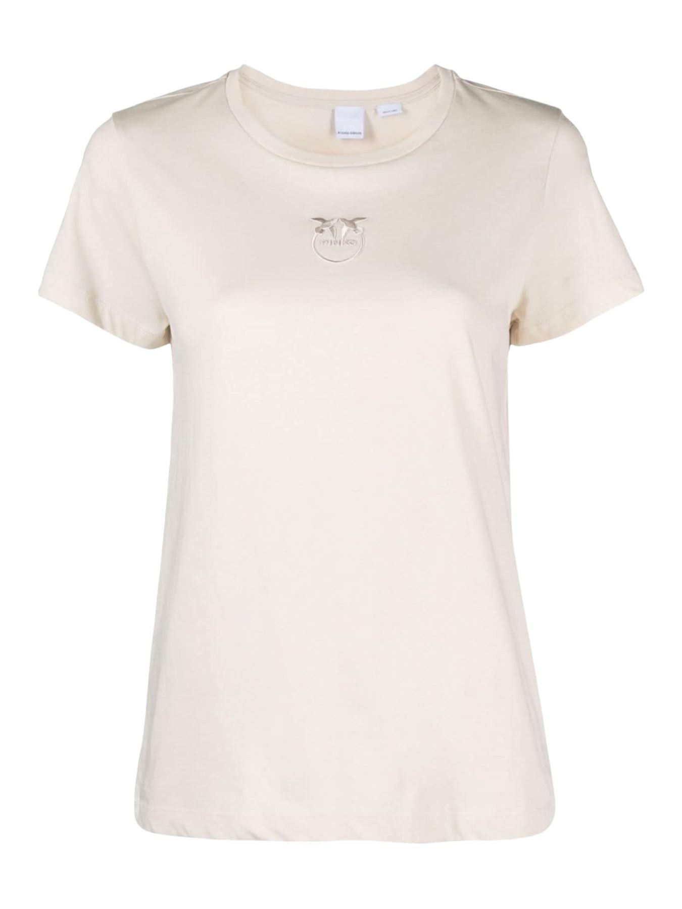 PINKO T-Shirt e Polo Donna Bussolotto 100355-A1NW C32 Beige gioboutiqueweb