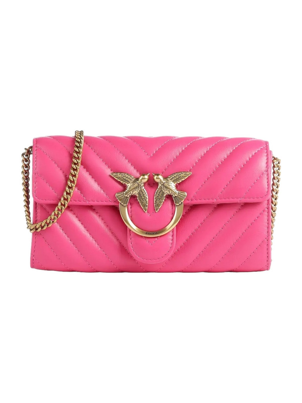 PINKO Borsa Donna Love one wallet 100062-A0GK N17Q Rosa gioboutiqueweb