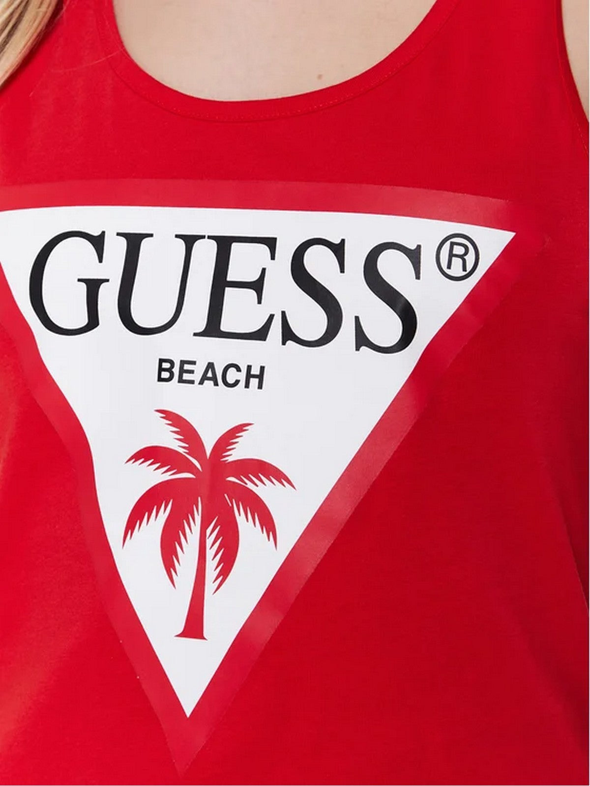 GUESS BEACHWEAR Abito Donna E3GP03 JA914 G597 Rosso gioboutiqueweb
