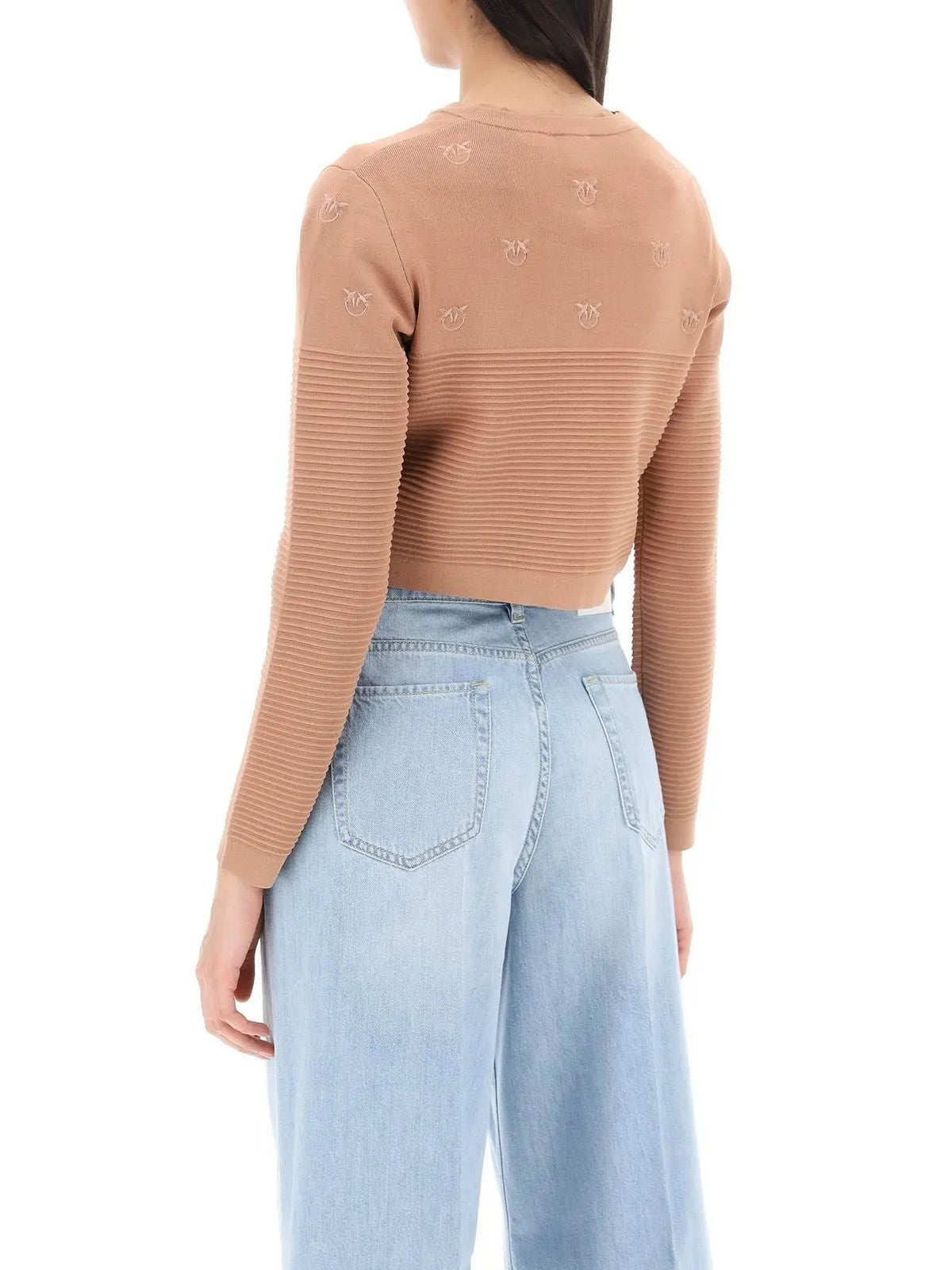 Pinko Cardigan Woman Cherry 102881-A1LK C95 Beige