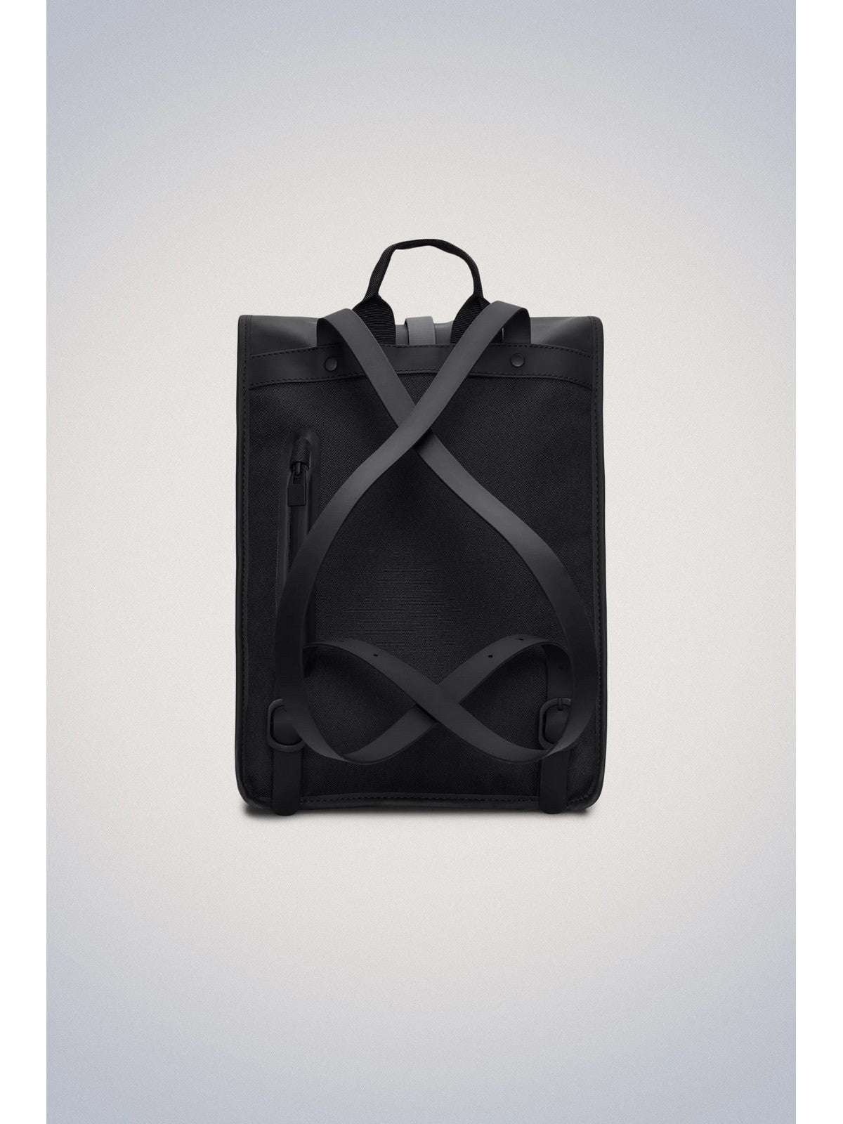 RAINS Zaino Unisex adulto Rolltop Rucksack Mini W3 13330 01 Black Nero