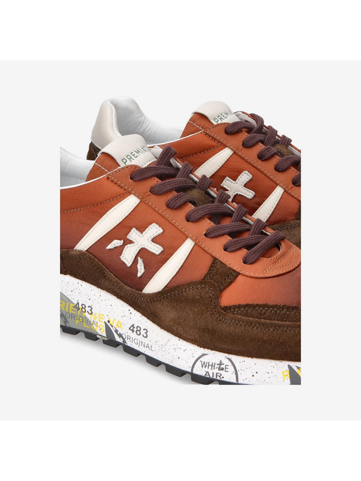 Verliehen Männer Sneaker Landeck Var 6405 Marrone