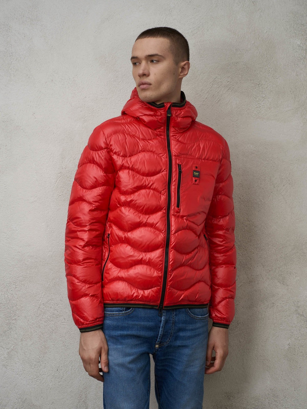 Blauer Men's Down Jacket 23wBluc03005 006355 552 Red