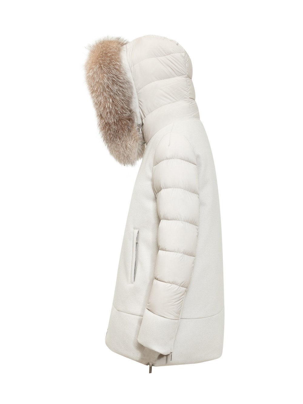 MOORER Piumino Donna Fresia-le MODGI300007 U0105 Bianco gioboutiqueweb