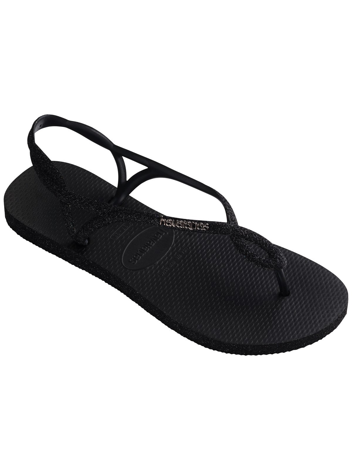HAVAIANAS Infradito Donna Hav. Luna Sparkle 4148065.0090 Nero gioboutiqueweb