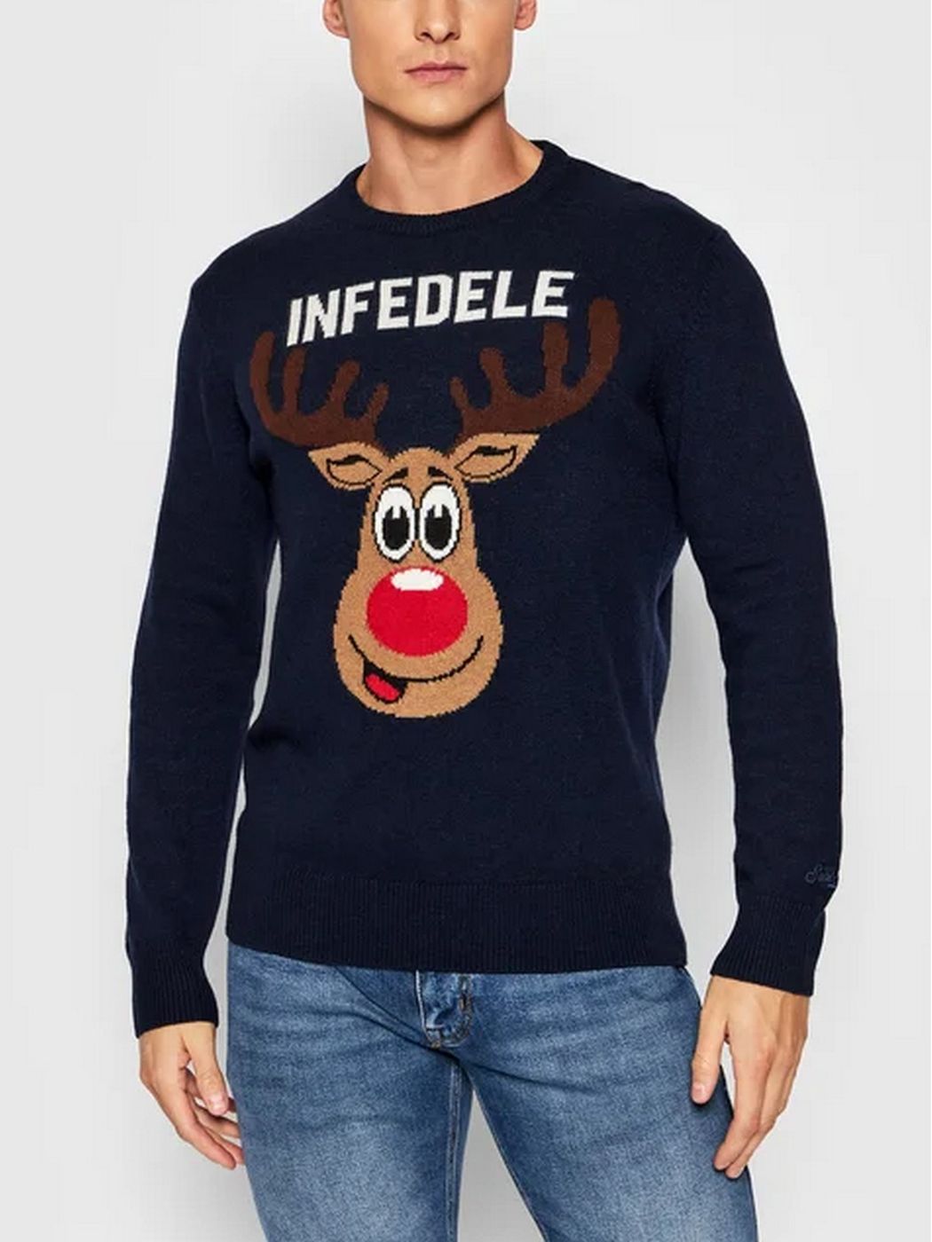 Mc2 Saint Barth Men's sweater Heron Ind61 Blue