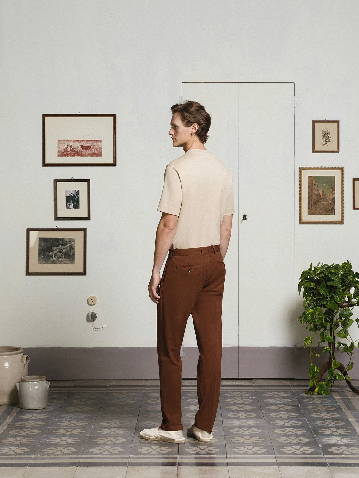 CIRCOLO 1901 Pantalone Uomo CN3820 685 Marrone gioboutiqueweb