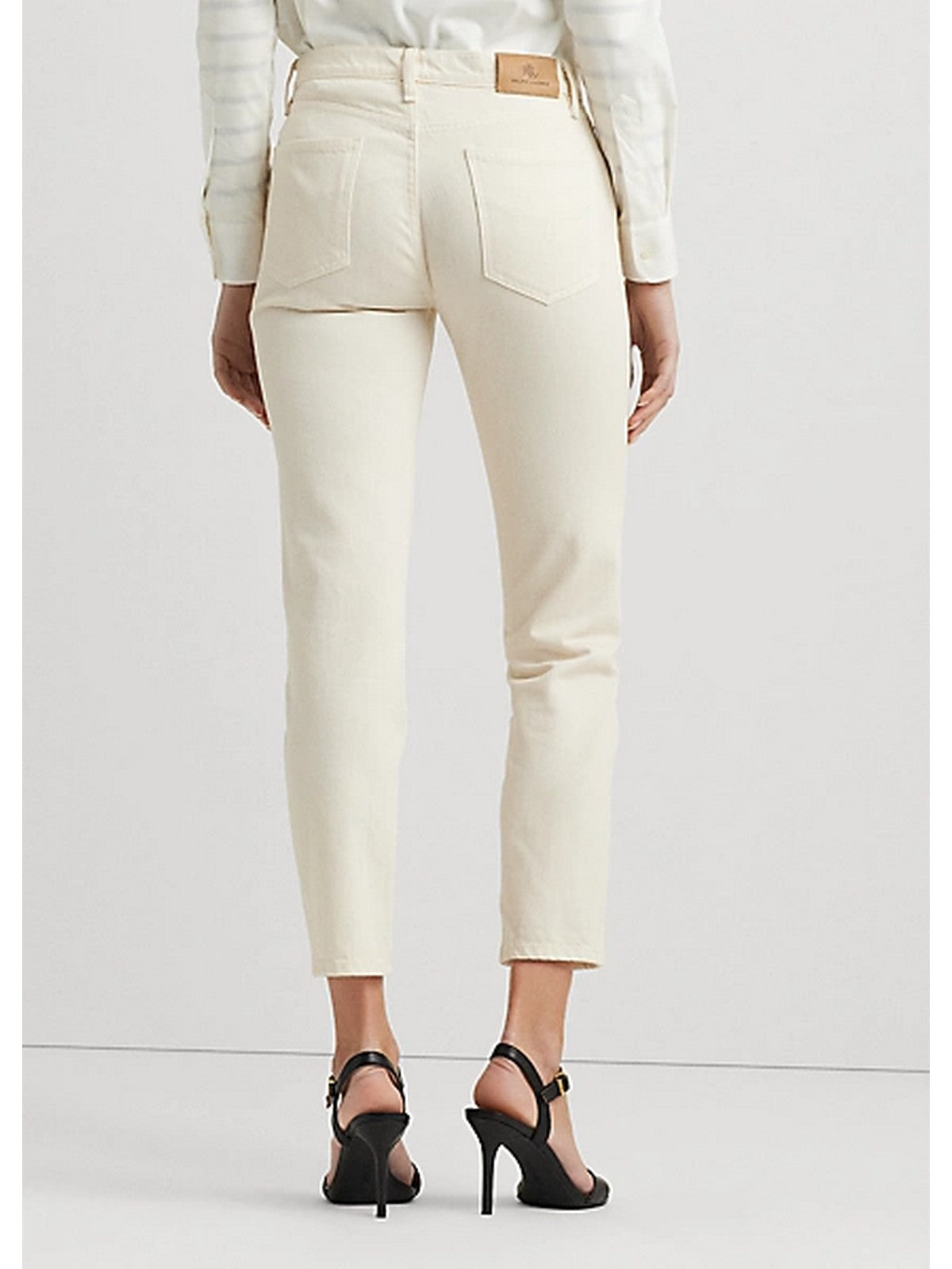 LAUREN RALPH LAUREN Pantalone Donna 200933324 001 Beige gioboutiqueweb