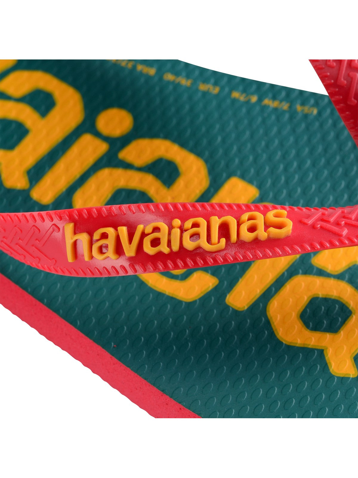 HAVAIANAS Infradito Unisex adulto Hav. Top logomania 2 4145741.7797 Rosso gioboutiqueweb
