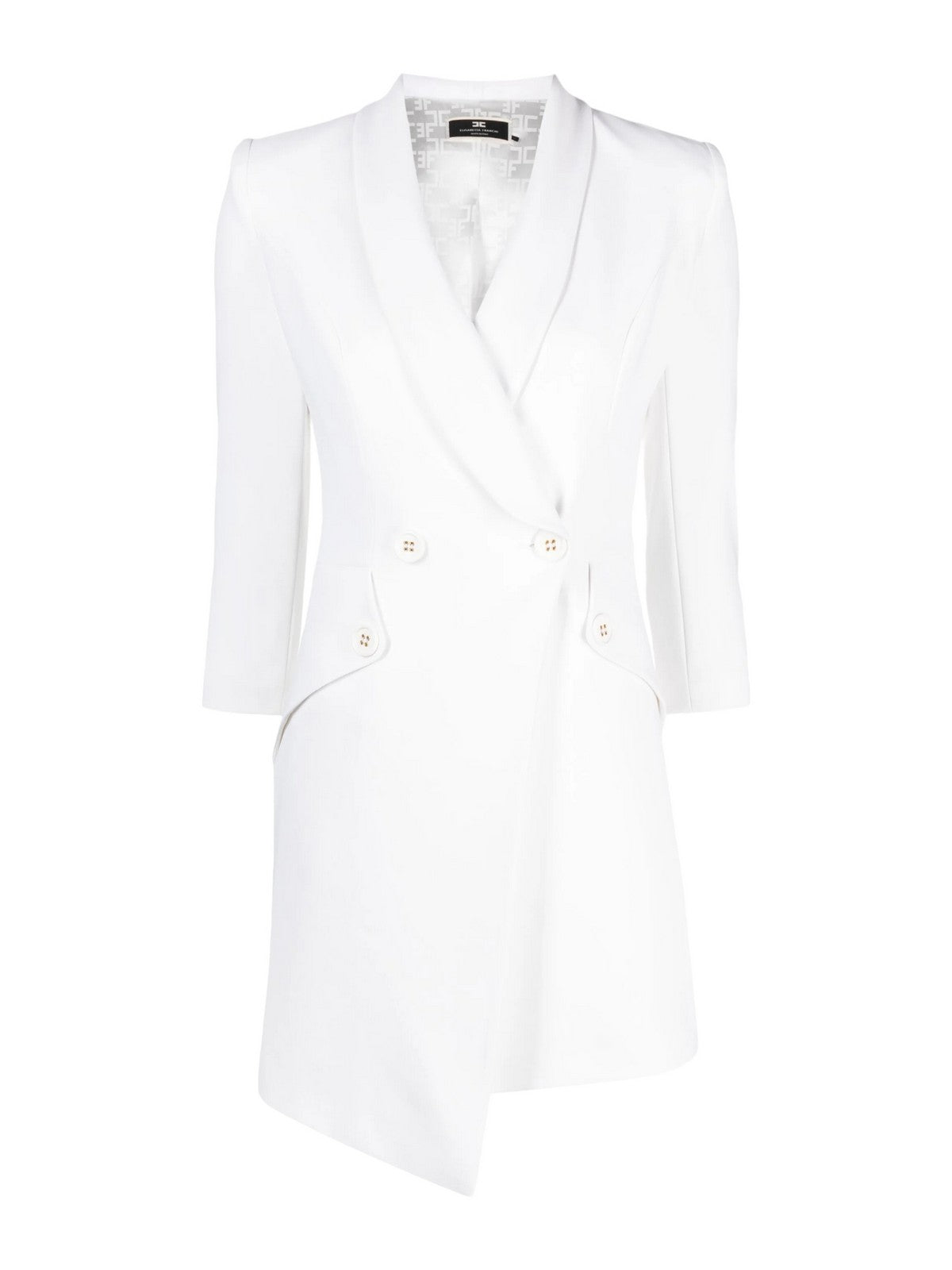 ELISABETTA FRANCHI Abito Donna AB56241E2 360 Avorio gioboutiqueweb