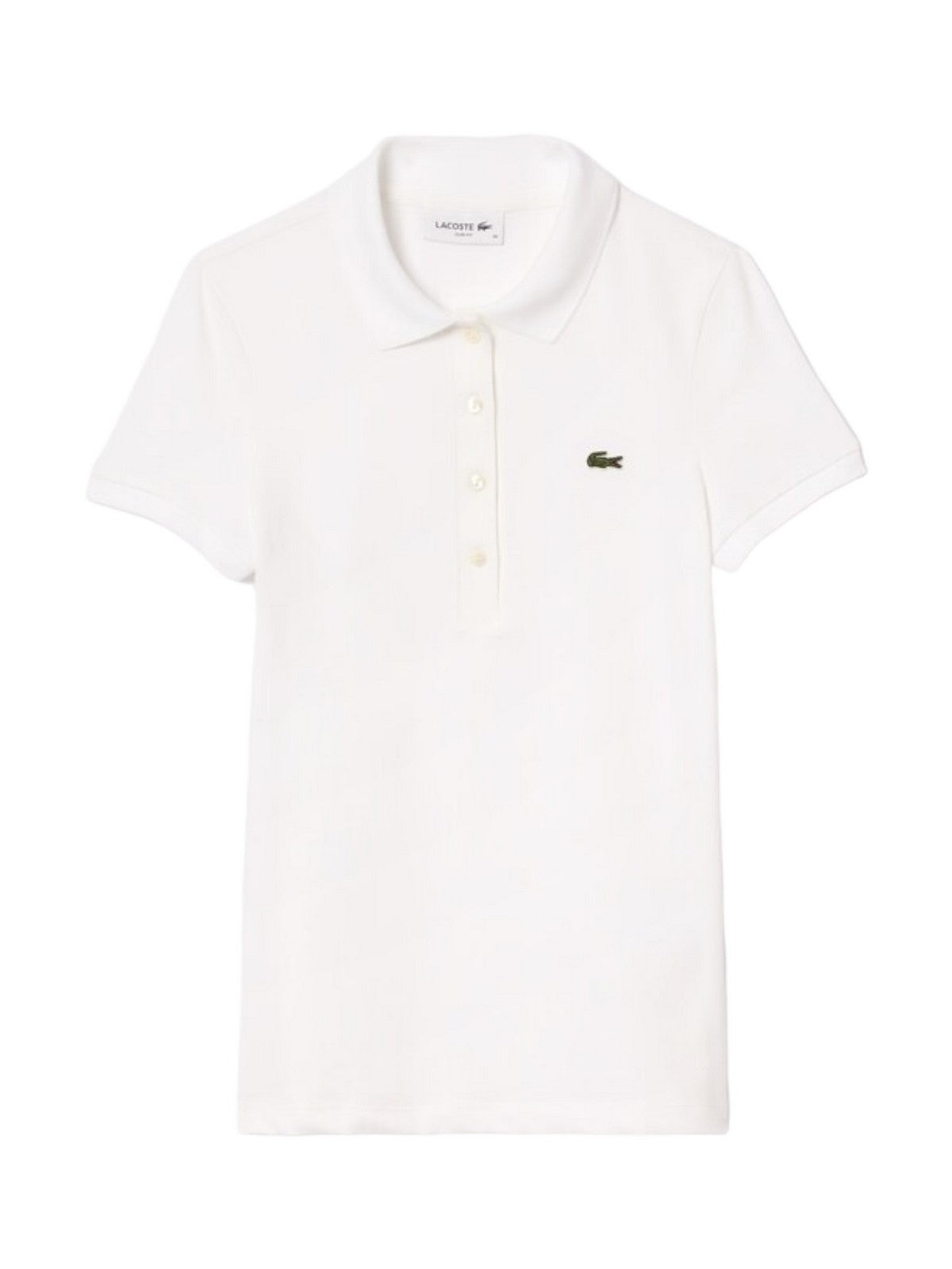 Lacoste T-shirt and pole Woman DF3443 001 White