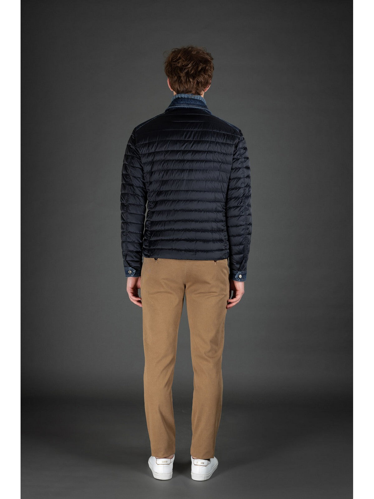 Moorer Men's Crespi-1045 Mougi100087 U0498 blue jacket