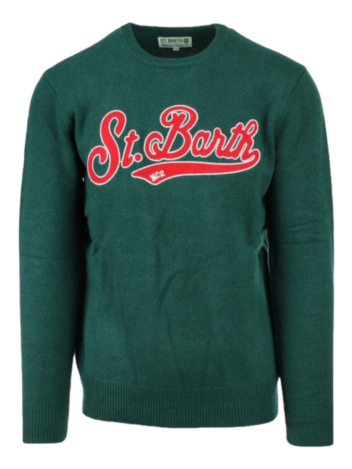 MC2 SAINT BARTH Maglione Uomo HERON 10251E Verde gioboutiqueweb