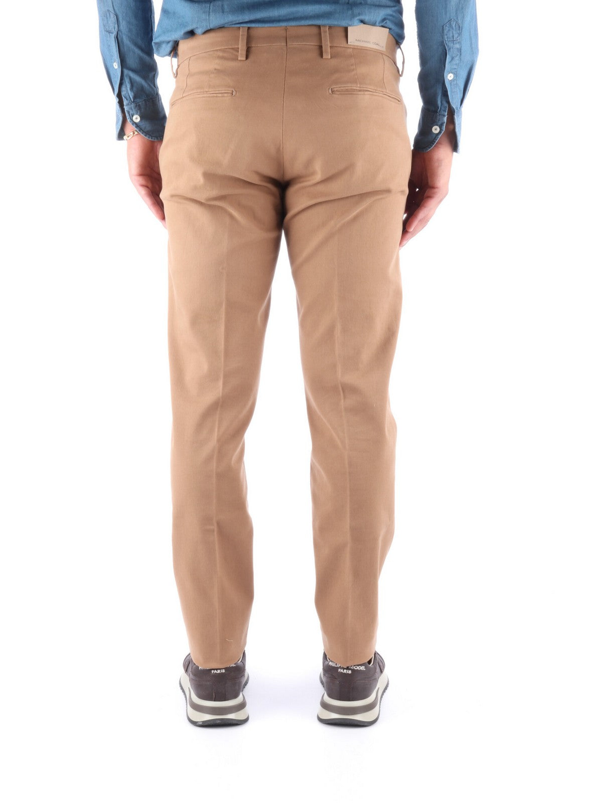 MICHAEL COAL Pantalone Uomo MCBRA3862F22L 040 Marrone gioboutiqueweb