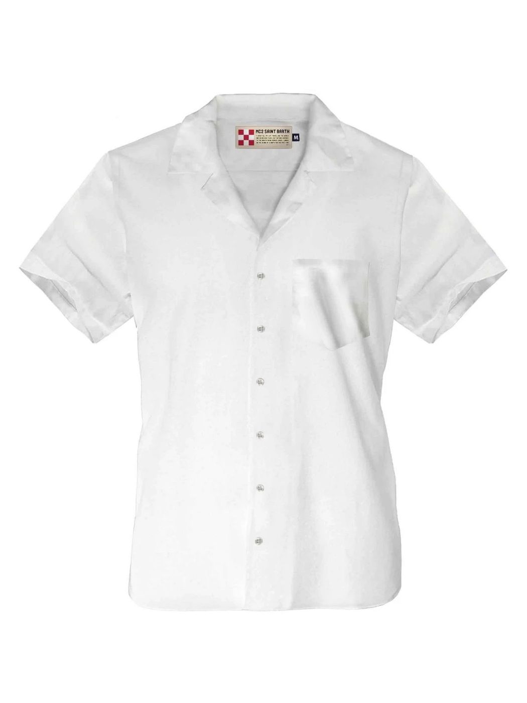 MC2 SAINT BARTH Camicia Uomo KALEA 01 Bianco gioboutiqueweb