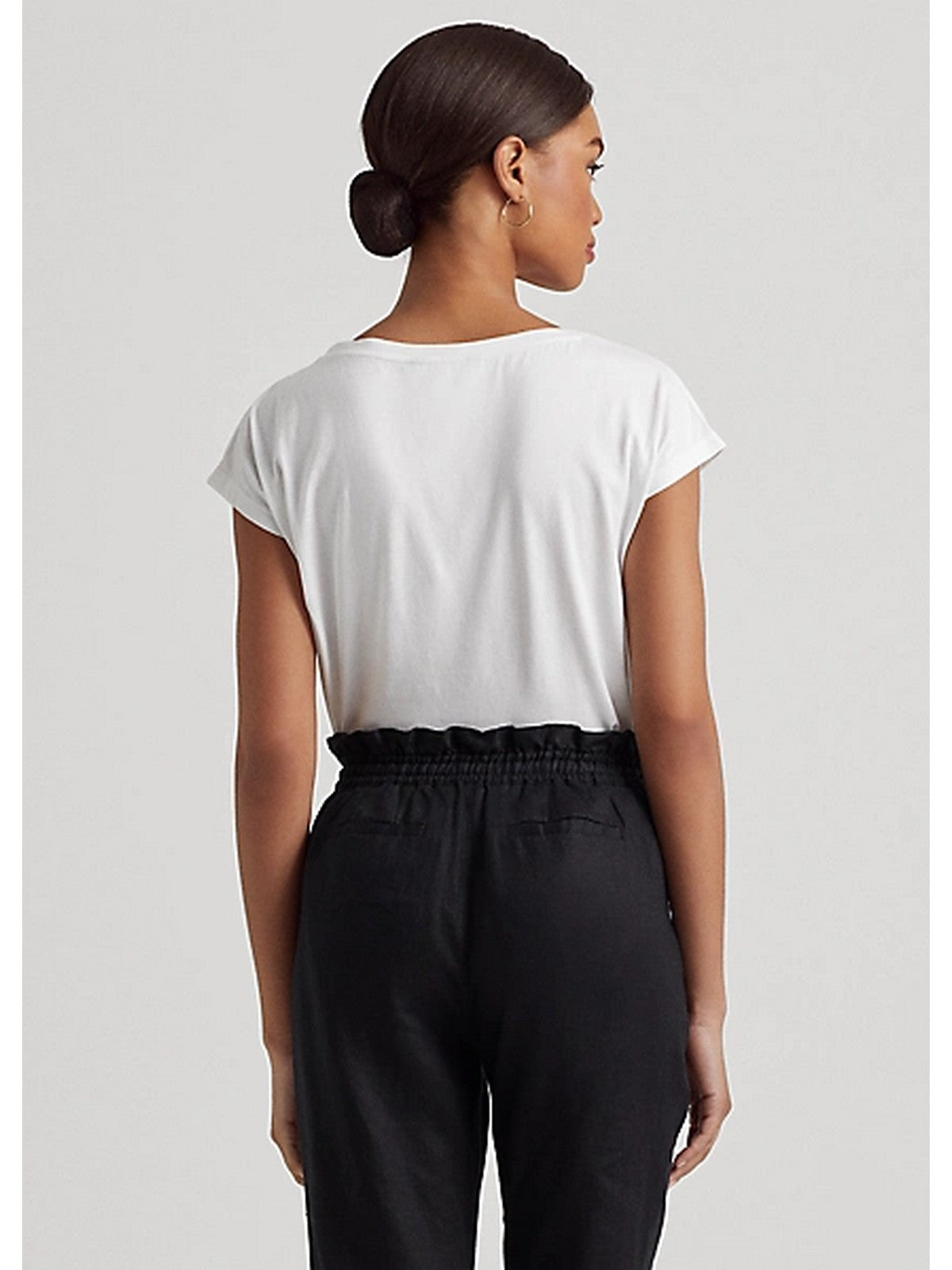 LAUREN RALPH LAUREN T-shirt Donna 200748765 001 Bianco gioboutiqueweb