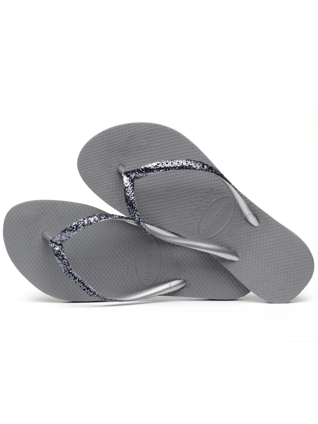 HAVAIANAS Infradito Donna Hav. Slim Glitter II 4146975.5178 Grigio gioboutiqueweb